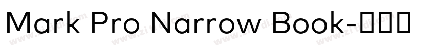 Mark Pro Narrow Book字体转换